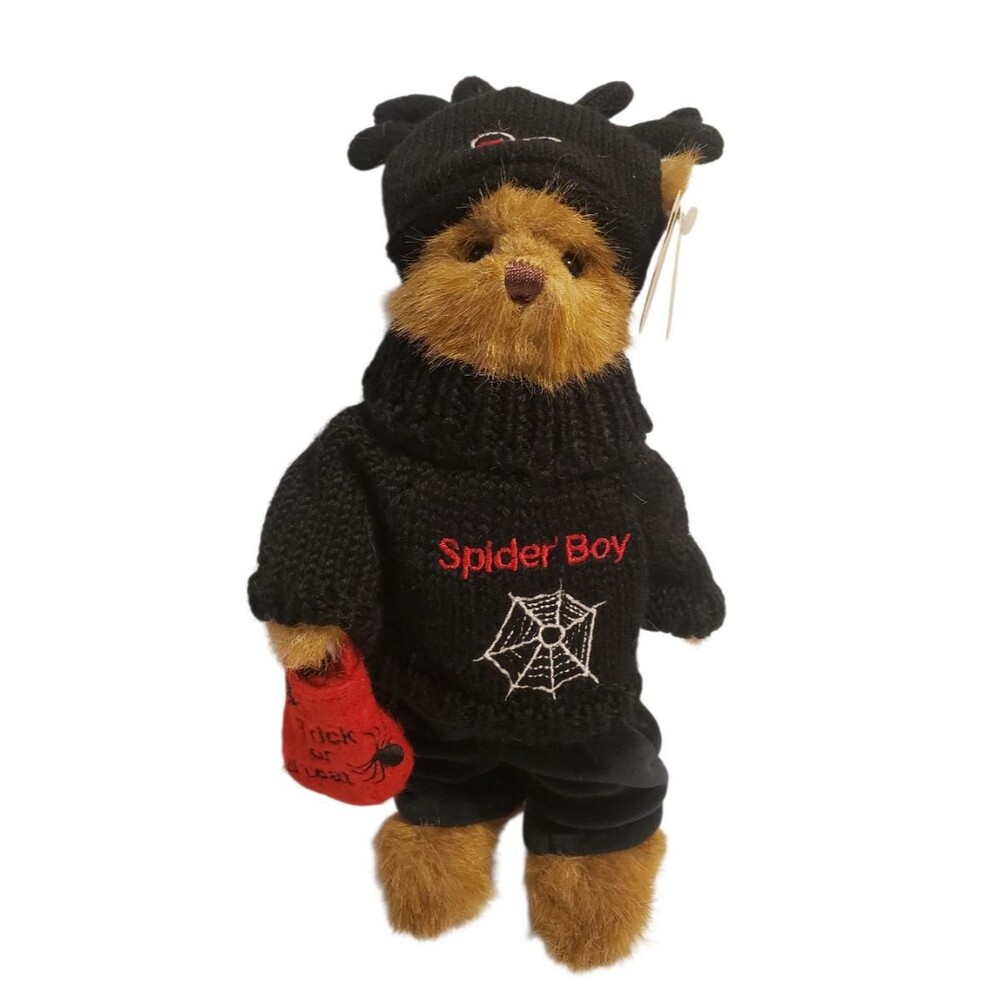 Bearington Collection Webster Spider Boy 11" Faux Mink Bear #1810